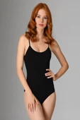 NBB Kadın %100 Pamuklu Terletmeyen İp Askılı Çıtçıtlı Body Atlet - 6