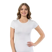 Lüx Drm Kadın Bambu Kısa Kol Body T-Shirt thumbnail 1