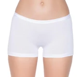 Yıldız 3620 Kadın Beyaz Modal Kemerli Boxer - 1