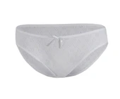 Yıldız 3575 Beyaz Kalpli Kadın Bikini Külot - 1