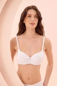 Nbb Kadın Günlük Desteksiz Kaplı Balenli Rahat Sütyen - 3