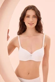 Nbb Kadın Günlük Desteksiz Kaplı Balenli Rahat Sütyen - 2