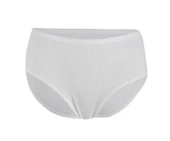 Yıldız 3585 Battal Beyaz Çizgili Yüksek Bel Kadın Bato Külot - 1