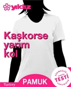 Yıldız 3017 Battal Kaşkorse Kısa Kol Kadın Fanila - 2