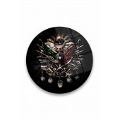 Glass Art Concept Osmanlı Tuğra 60x60 Yuvarlak Cam Tablo - 1