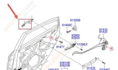Hyundai Accent Kapi Kolu Ön Diş (2011-2017) 1.4, 1.6 CRDI 826611R050 thumbnail 2