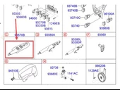 Hyundai Tucson Düğme Kapi Ön Cam (2004-2010) 2.0, 2.0 CRDI 935702E250Z9 - 2