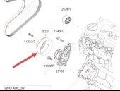 Hyundai İ10 Devirdaim Kasnaği (2013-2017) 1.0 2522104020 thumbnail 2