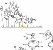Skoda Fabia Termostat (2008-2012) 1.4 03C121110L thumbnail 2