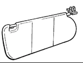 Opel Zafira Güneşlik (1999-2005) 1.6, 1.8, 2.0 DTI 24454157 - 1