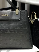 Armine Kartlık ve Bileklik Hediyeli El Ve Kol Çantası Suni Deri Bayan Omuz Çantası VS.BLKT.0055 thumbnail 5