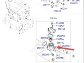 Kia Ceed Termostat Alt Gövde (2008-2018) 1.6 CRDI 256112A100 - 1