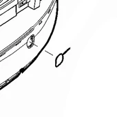 Fiat 500L Arka Tampon Çeki Kapak (2012-2020) 1.4, 1.3 JTD, 1.6 JTD 71775465 - 1