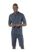 KLY 2109 Erkek Şortlu Pijama Takım - 2