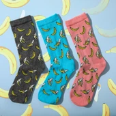 Pinksof SC4090-3K Muz02 Kadın 3'lü Hikaye Çorap - 2