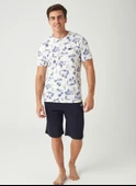 Mod Collection 3430 Erkek Şort T-shirt Takım - 1