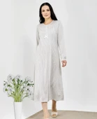 HF Club 3109 Kadın Desenli Sabahlık - 1