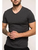 Goldenbay 2552 Erkek V Yaka Kısa Kollu Üst Sıcak Tutan Termal İçlik - 4
