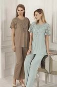 Artış 6201 Kadın Kısa Kollu Pijama Takımı - 1
