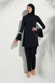 Pierre Cardin 191934 Uzunkollu Kolu Volanlı Tesettür Mayo - 9