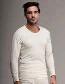 Hasyün 00913 Yün Erkek Uzun Kollu Fanila - 1