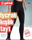 Yıldız 3870 Kadın Likralı Kışlık Tayt - 1