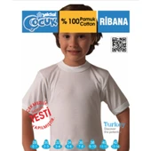 Yıldız 56 Erkek Çocuk Pamuk Ribana Dr.Yaka Fanila - 1