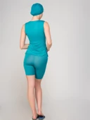 Alfasa 273 Sıfır Kol Tankini Yarı Kapalı Tesettür Mayo thumbnail 7