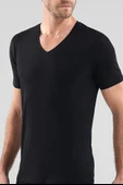 Goldenbay 2552 Erkek V Yaka Kısa Kollu Üst Sıcak Tutan Termal İçlik - 5