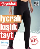 Yıldız 3870 Kadın Likralı Kışlık Sıcak Tutan Termal Tayt İçlik - 7