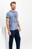 Arnetta 617 Los Angeles Mürdümmelanj Erkek Pijama Takımı thumbnail 8