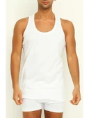 Yıldız Erkek Formen Beyaz Likralı Sporcu Rambo 1 Adet Atlet thumbnail 1