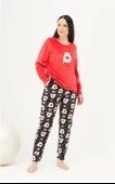 HF Club 2114 Kadın Kadife Pijama Takım - 1