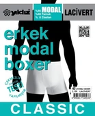 Yıldız 42 Lacivert Modal Likralı Boxer - 2