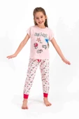 Roly Poly 2460 Kız Çocuk Collect Somon Kısa Kol Pijama Takımı - 1