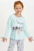 Roly Poly 1742 1-4 Yaş Uzun Kollu Kız Çocuk Pijama Takımı - 1