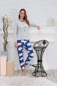 Çelebi 502 Kadın Uzun Kollu Pijama Takımı - 1