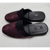 G&C Jakarlı Poli Tabanlı Kumaş Erkek Çeyiz Terlik - 7