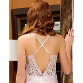 Jeremi 6'lı Kısa İpek Saten Gecelik Sabahlık Takımı - 9