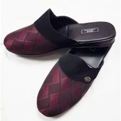 G&C Jakarlı Poli Tabanlı Kumaş Erkek Çeyiz Terlik - 6