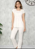 Limissi 415 Kadın Kısa Kol Pijama Takımı - 1