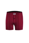 Yıldız 43 Erkek %100 Pamuklu Havlu Bel Çizgili Rahat Boxer - 1