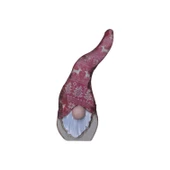 Gnome, Burnuk, Sakallı Kafadar Kar Taneleri Ahşap Dekor - 6