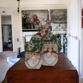 Gnome, Burnuk, Sakallı Kafadar Geyikler Ahşap Dekor - 1