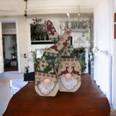 Gnome, Burnuk, Sakallı Kafadar Geyikler Ahşap Dekor - 3