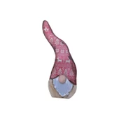 Gnome, Burnuk, Sakallı Kafadar Kar Taneleri Ahşap Dekor - 5