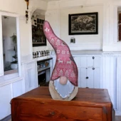 Gnome, Burnuk, Sakallı Kafadar Kar Taneleri Ahşap Dekor - 10