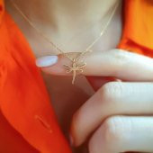 14 Ayar Altın Yusufçuk Kolye thumbnail 2