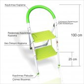 Dekoratif Paslanmaz Mutfak Banyo Wc Kütüphane Raf Vitrin Dolap Merdiveni Basamağı Merdiven Basamak - 2