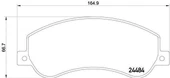 Volkswagen Amarok Ön Fren Balata (2010-2020) 2.0 TDI 6C112K021A1E - 1